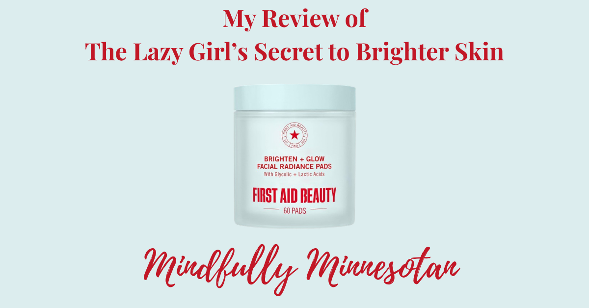 55 and Glowing: My Honest Facial Radiance Pads Review